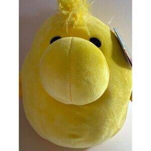 Original Squishmallows Woodstock Peanuts Yellow Plush Toy 12” NWT